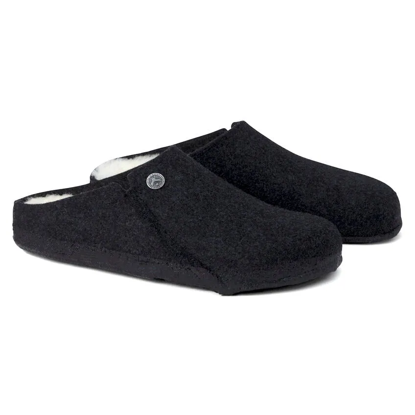 Birkenstock Schuhe Damen Zermatt Wolle/Shearling Anthrazit