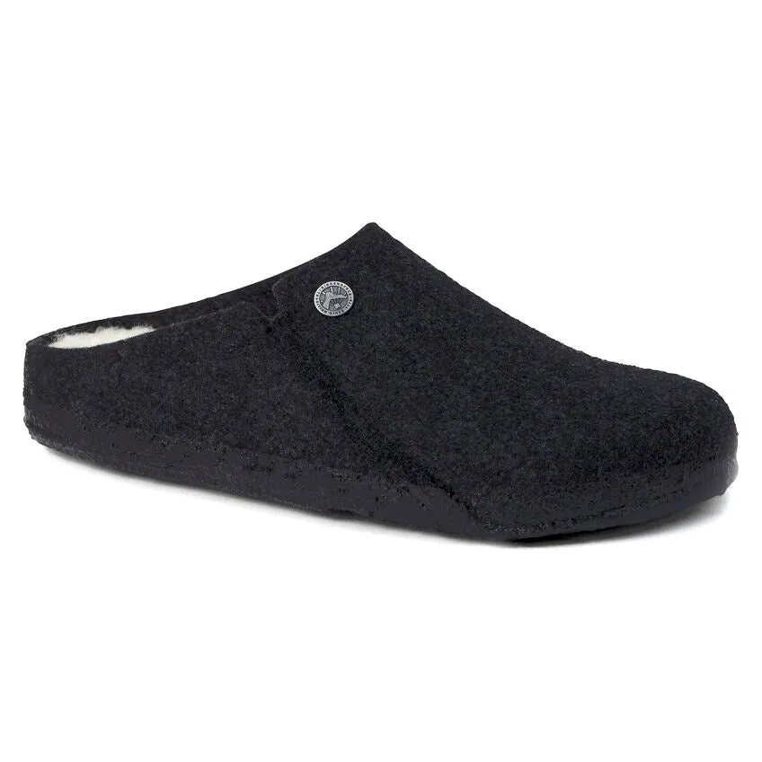 Birkenstock Schuhe Damen Zermatt Wolle/Shearling Anthrazit
