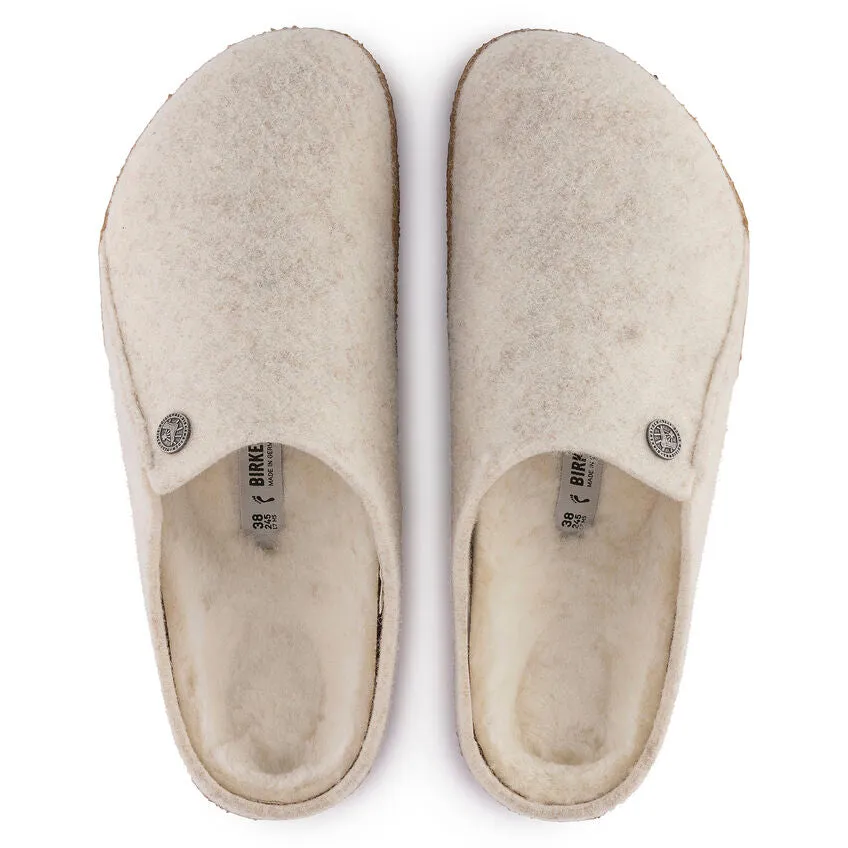 Birkenstock Schuhe Damen Zermatt Wolle/Shearling Ecru