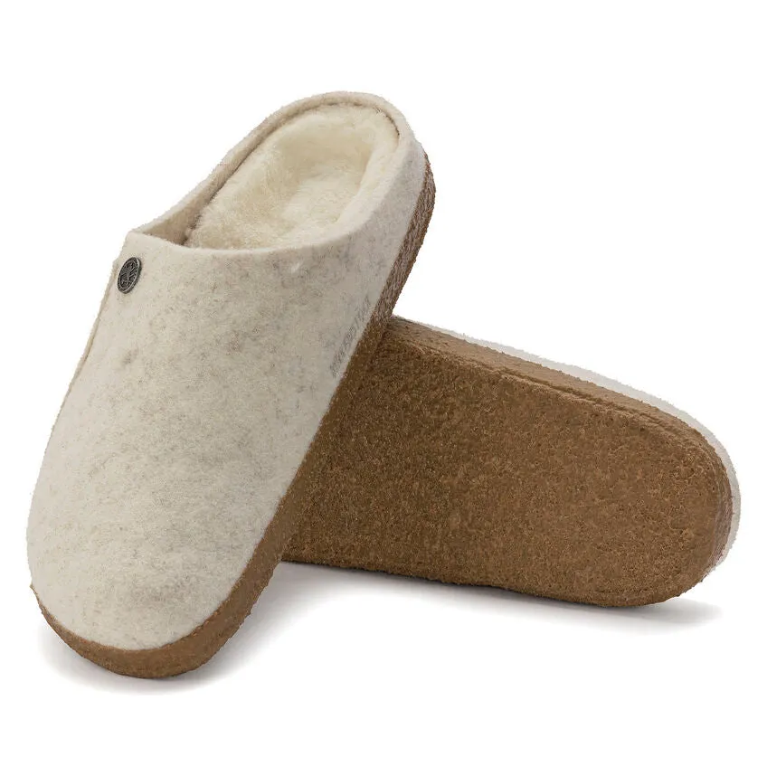 Birkenstock Schuhe Damen Zermatt Wolle/Shearling Ecru