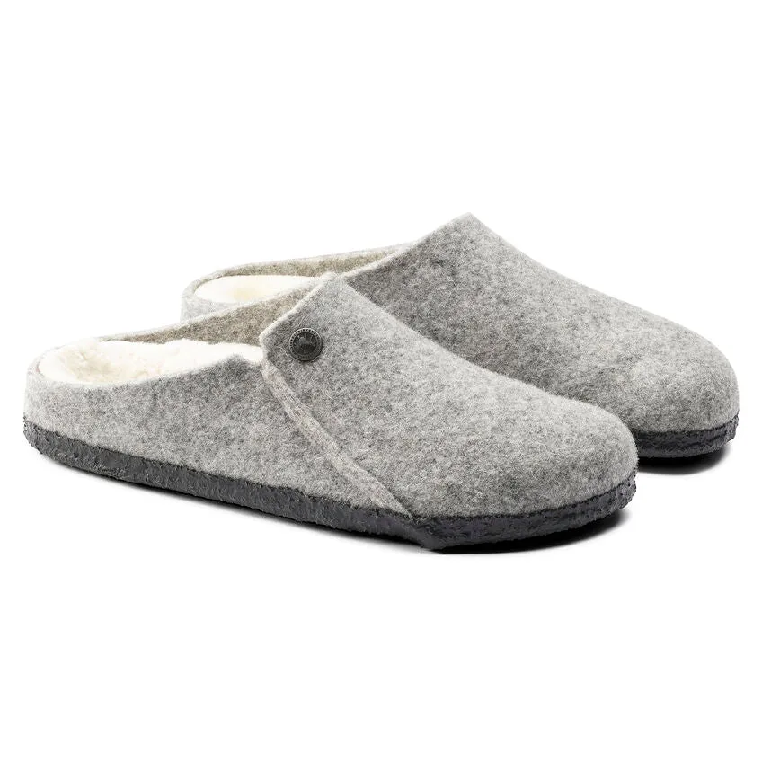 Birkenstock Schuhe Damen Zermatt Wolle/Shearling Hellgrau