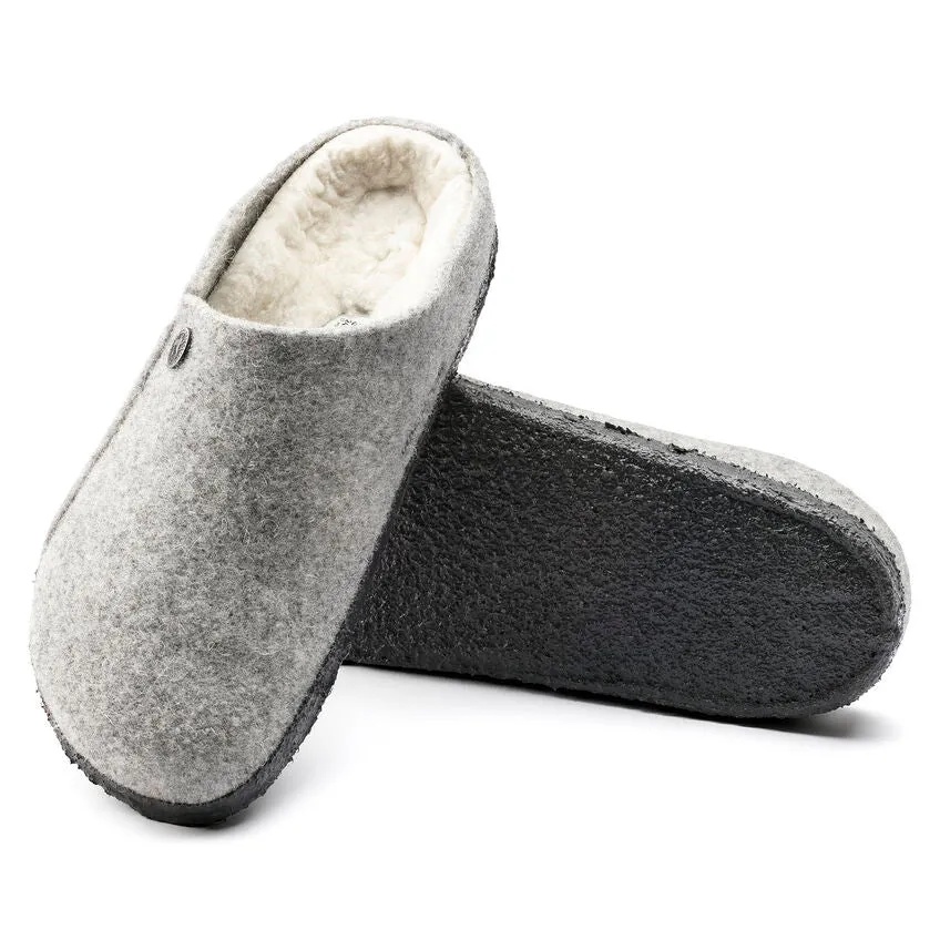 Birkenstock Schuhe Damen Zermatt Wolle/Shearling Hellgrau