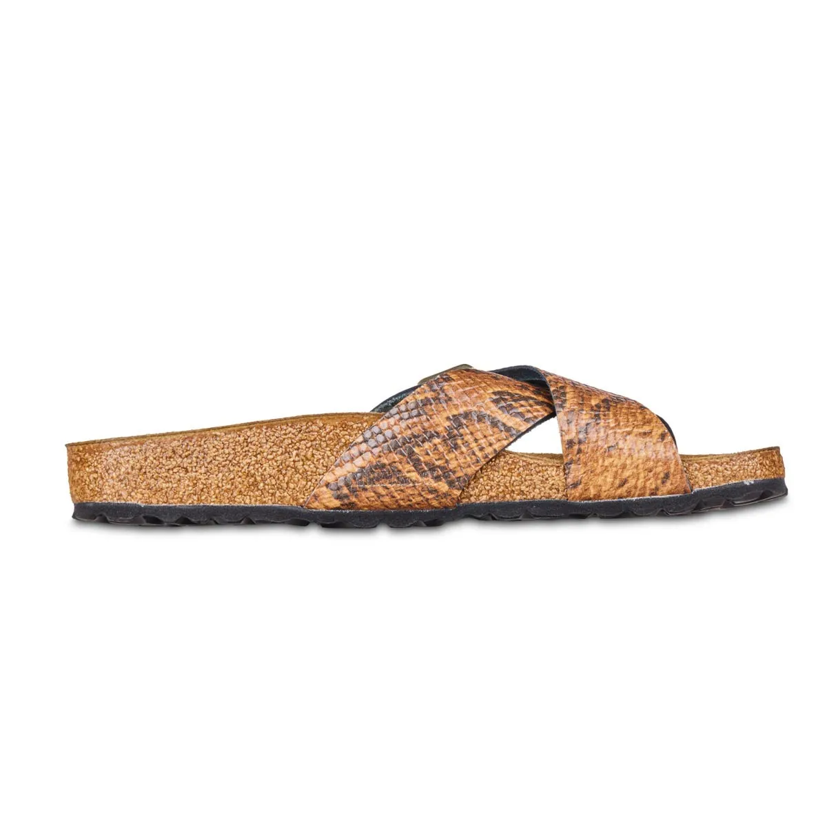 Birkenstock Siena Sandalen aus geprägtem Schlangenleder