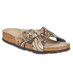 Birkenstock Siena Sandalen aus geprägtem Schlangenleder