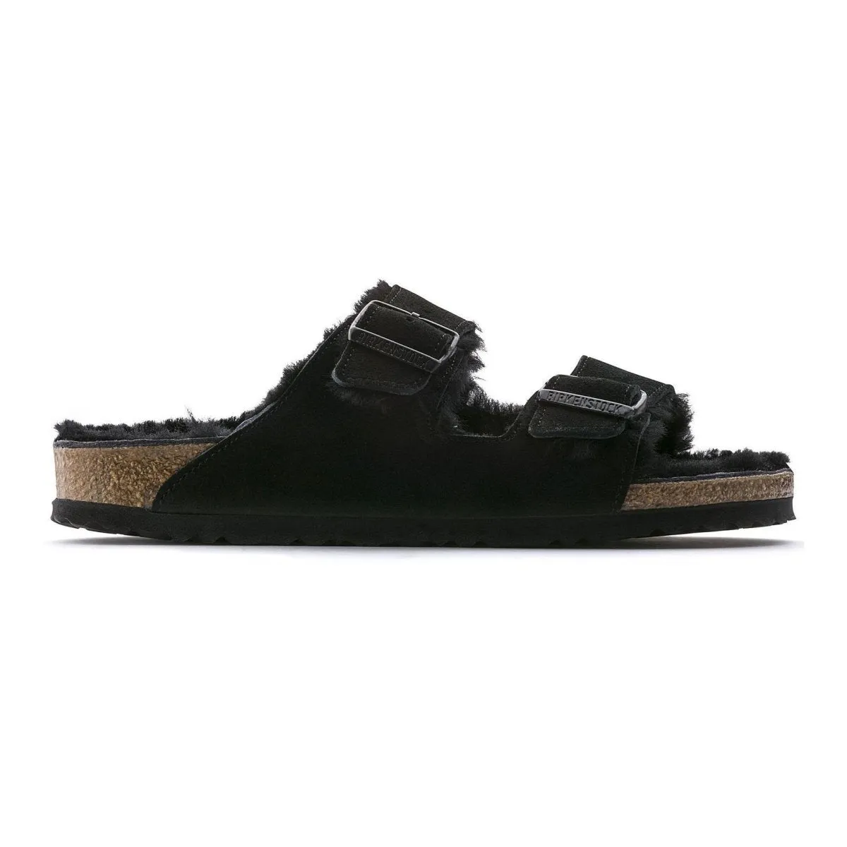 Birkenstock Damen Arizona Shearling Schwarz