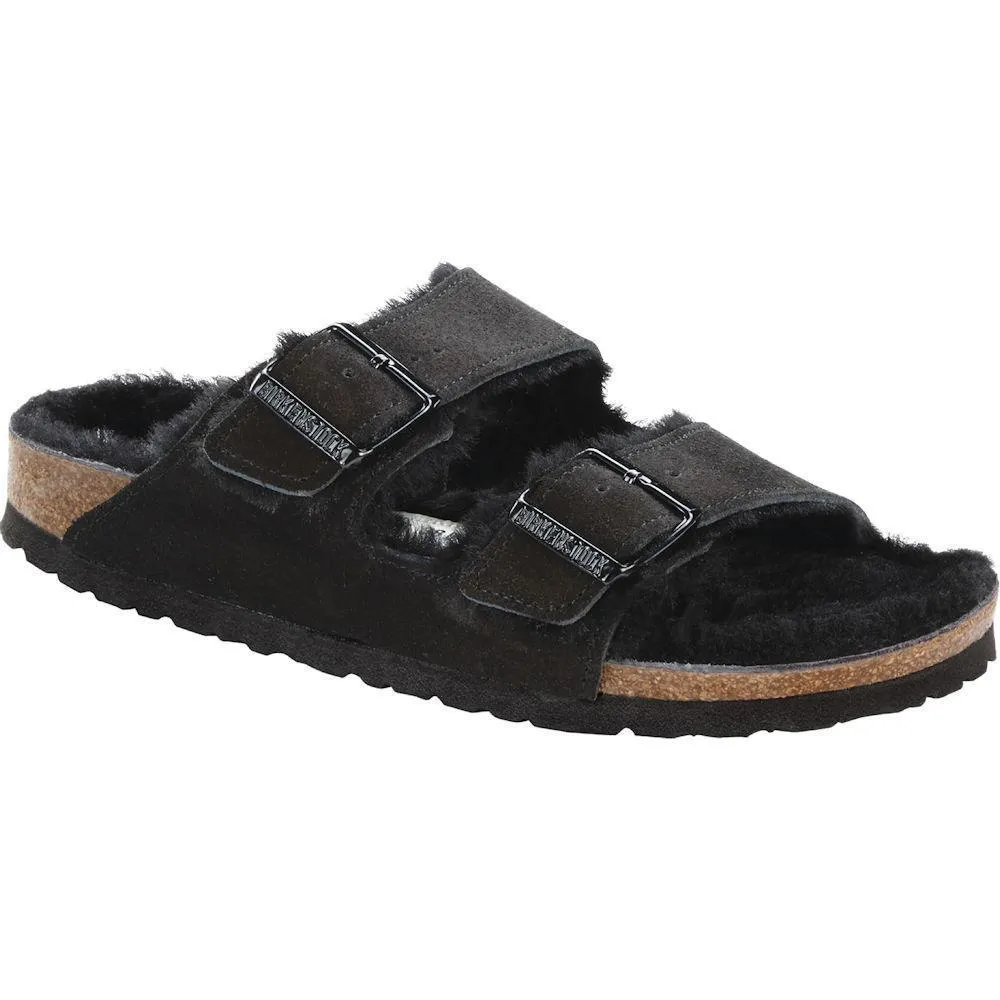 Birkenstock Damen Arizona Shearling Schwarz