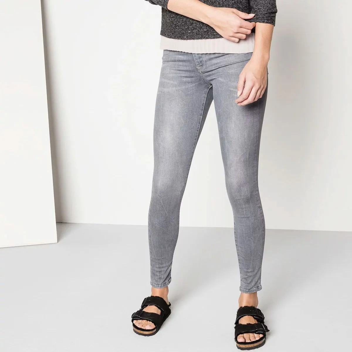 Birkenstock Damen Arizona Shearling Schwarz