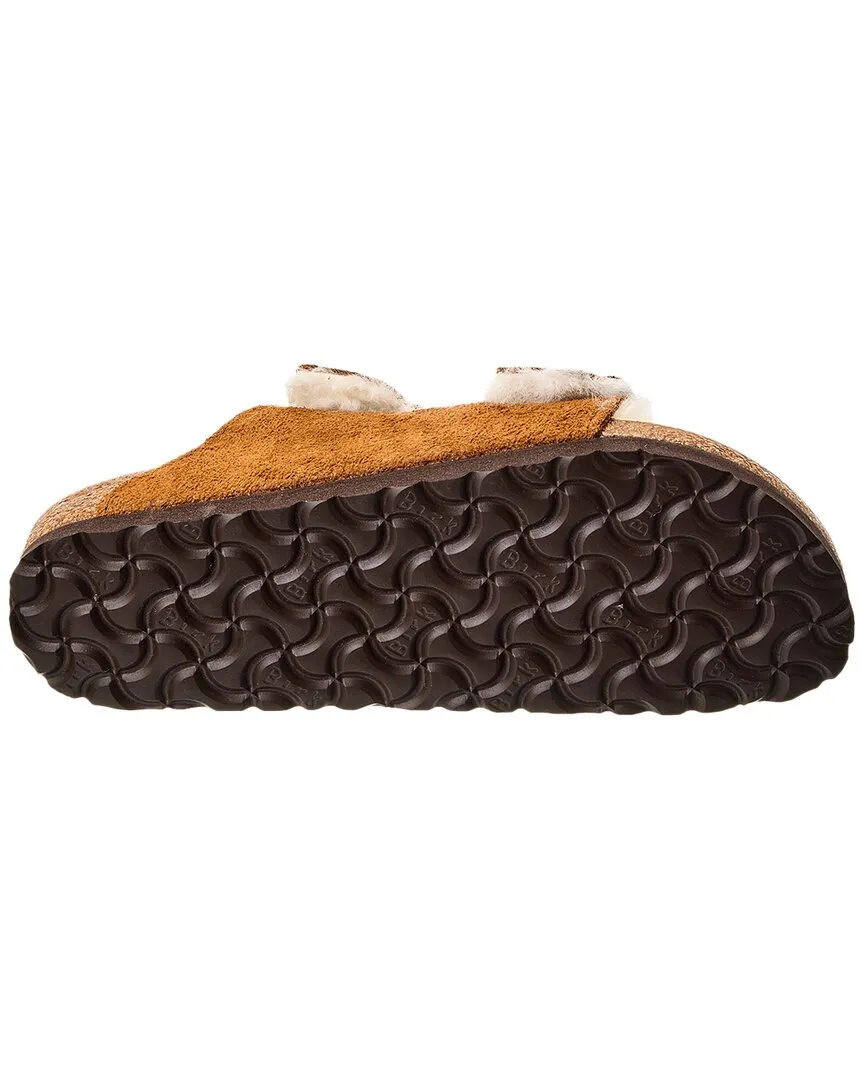 Birkenstock Damen Arizona Shearling Sandale in schmaler Ausführung