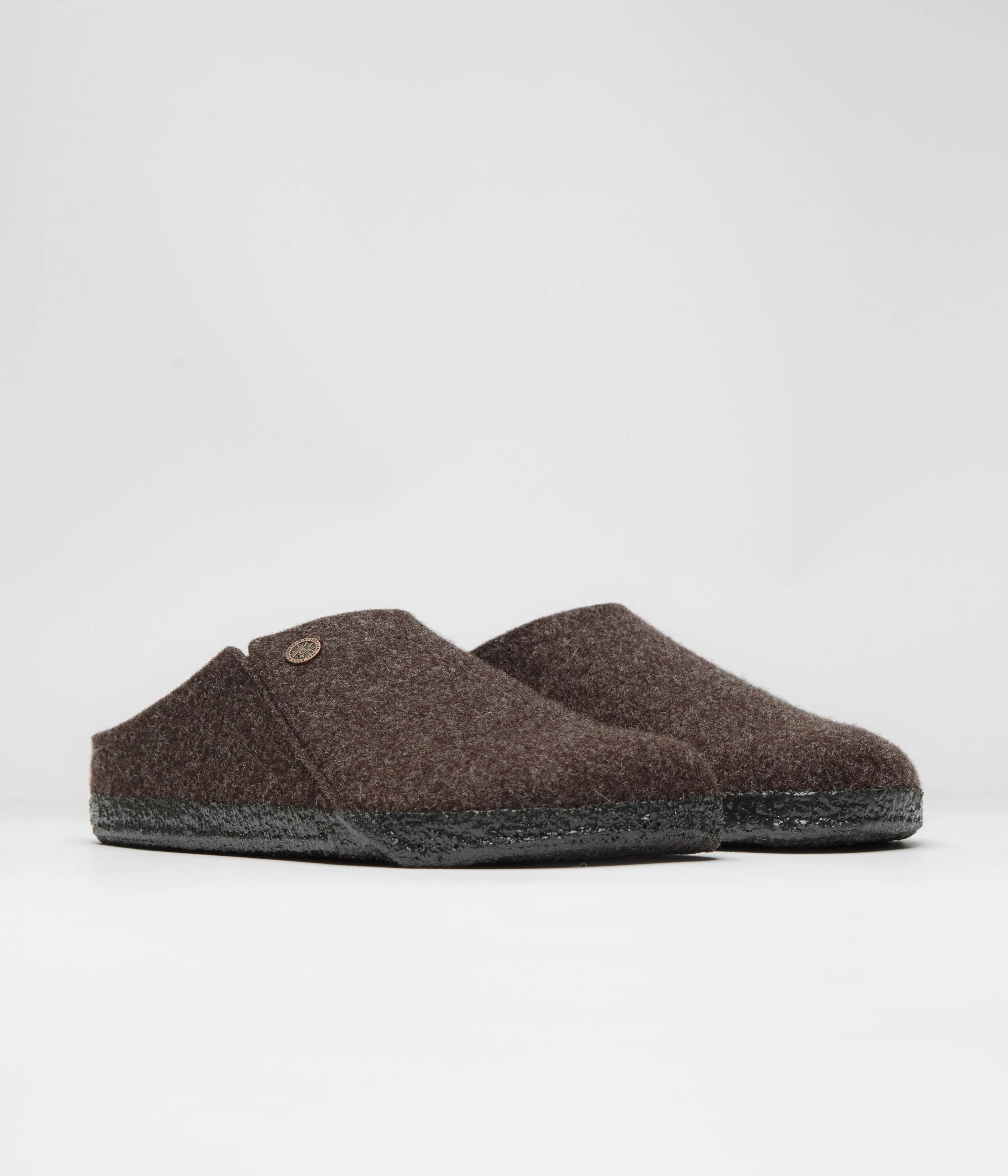 Birkenstock Zermatt Filzpuschen mit Schaffell - Mokka Birkenstock Schuhe