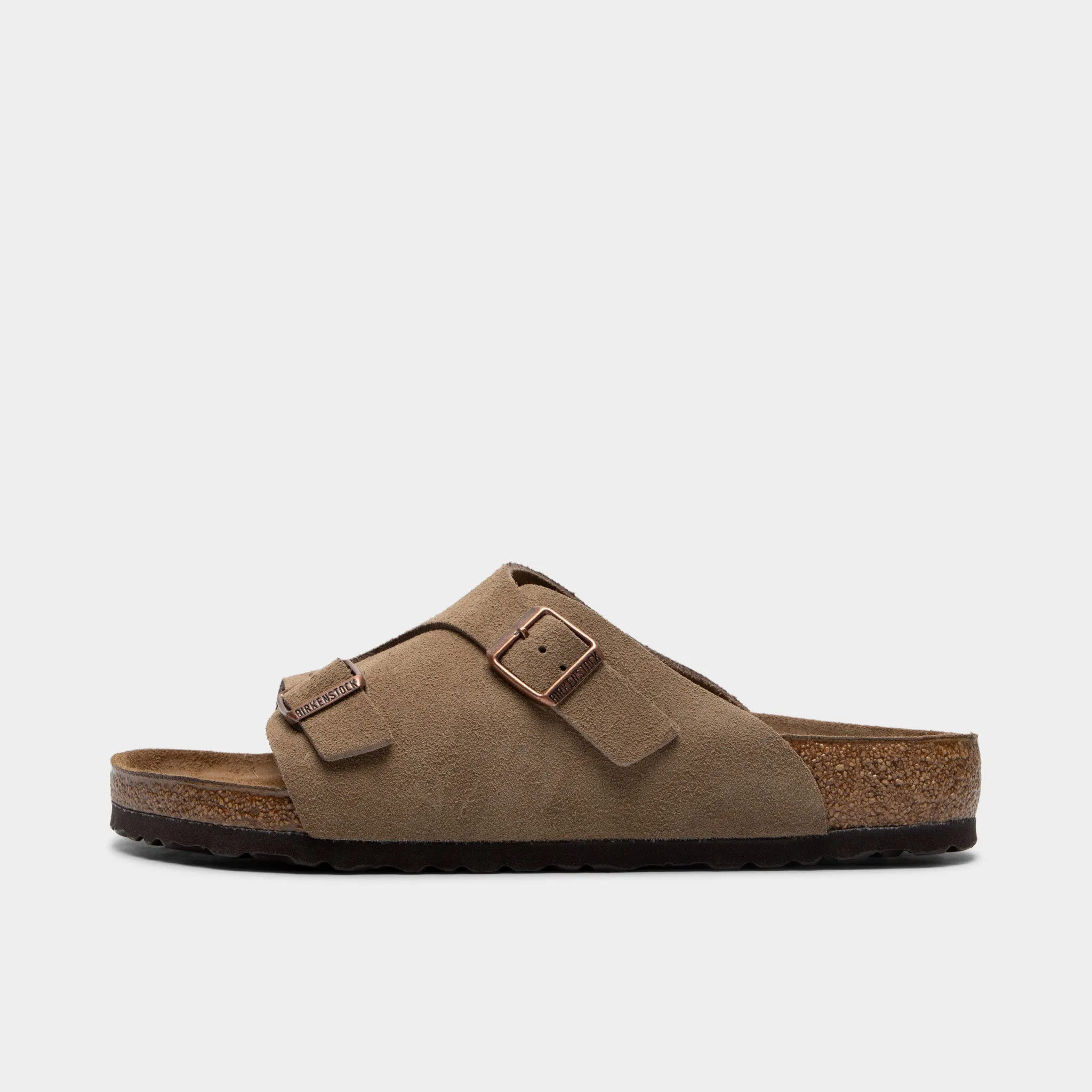 Birkenstock Zürich Wildleder / Graubraun Birkenstock Schuhe
