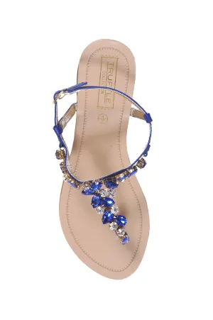 Blaue Sandalen