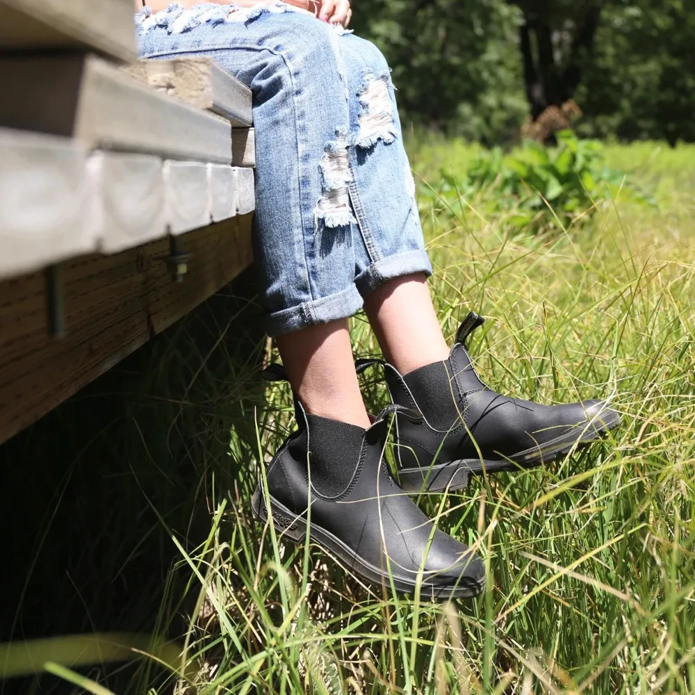 Blundstone 558 Chelsea Stiefel in Schwarz