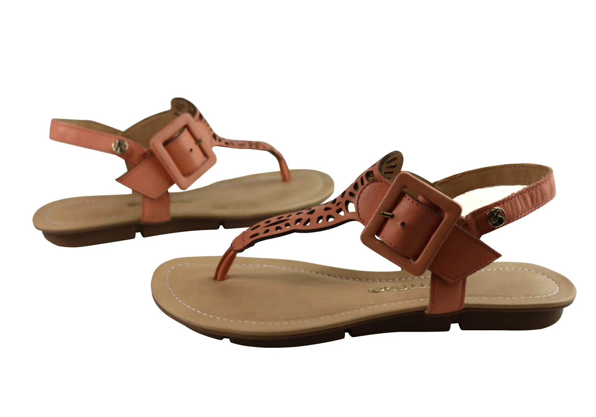 Bottero Georgia Damen Bequeme Ledersandalen Hergestellt In Brasilien Bottero Schuhe