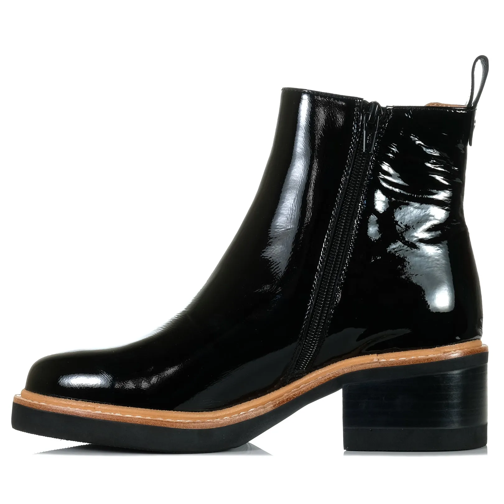 Bresley Patrol Lackschuhe Schwarz_Bresley