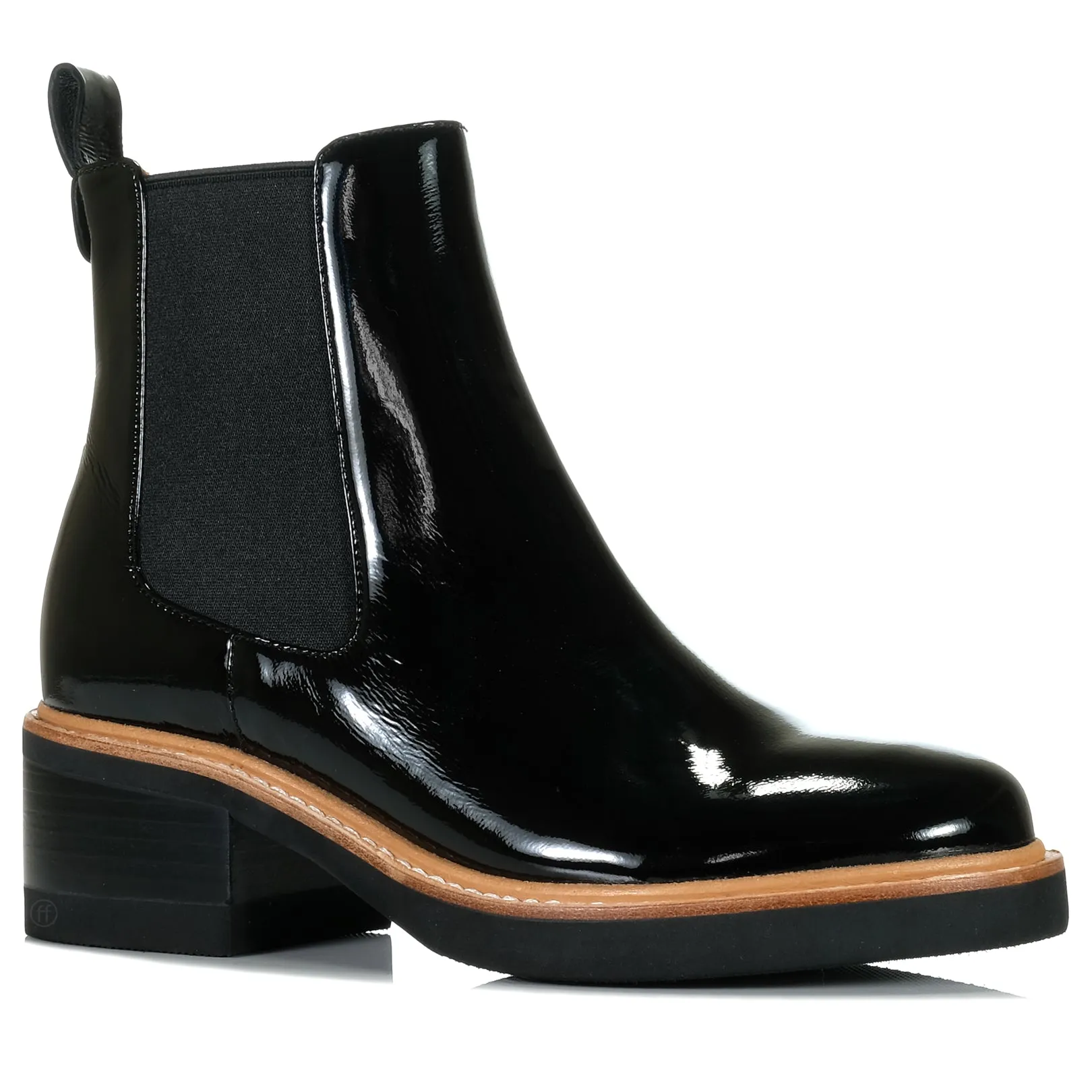 Bresley Patrol Lackschuhe Schwarz_Bresley