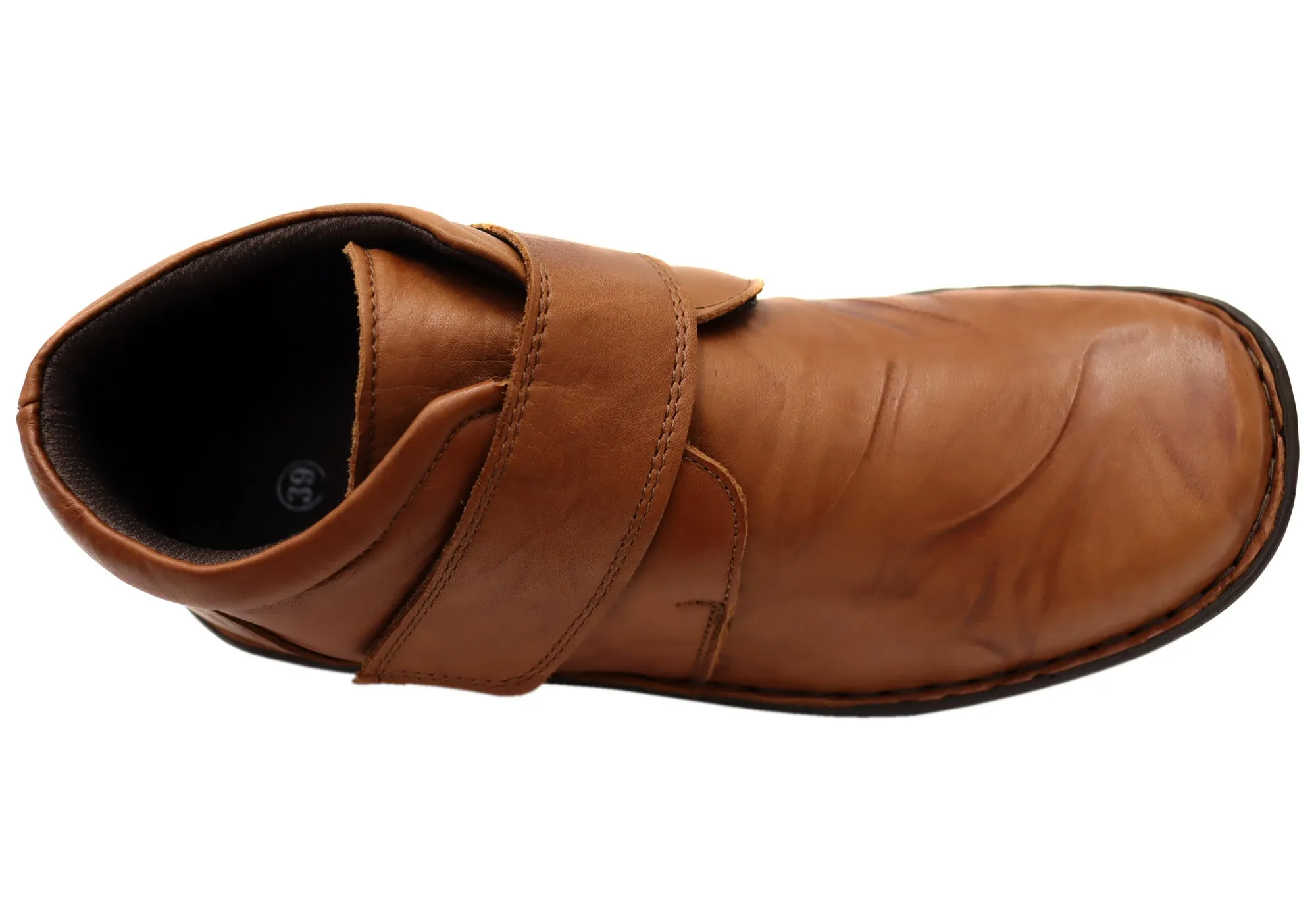 Cabello Comfort 5240-27 Damen Weite Passform Bequeme Lederstiefel Cabello Comfort Schuhe