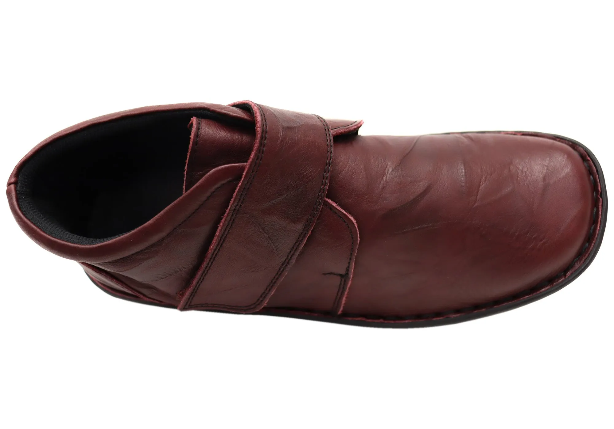 Cabello Comfort 5240-27 Damen Weite Passform Bequeme Lederstiefel Cabello Comfort Schuhe