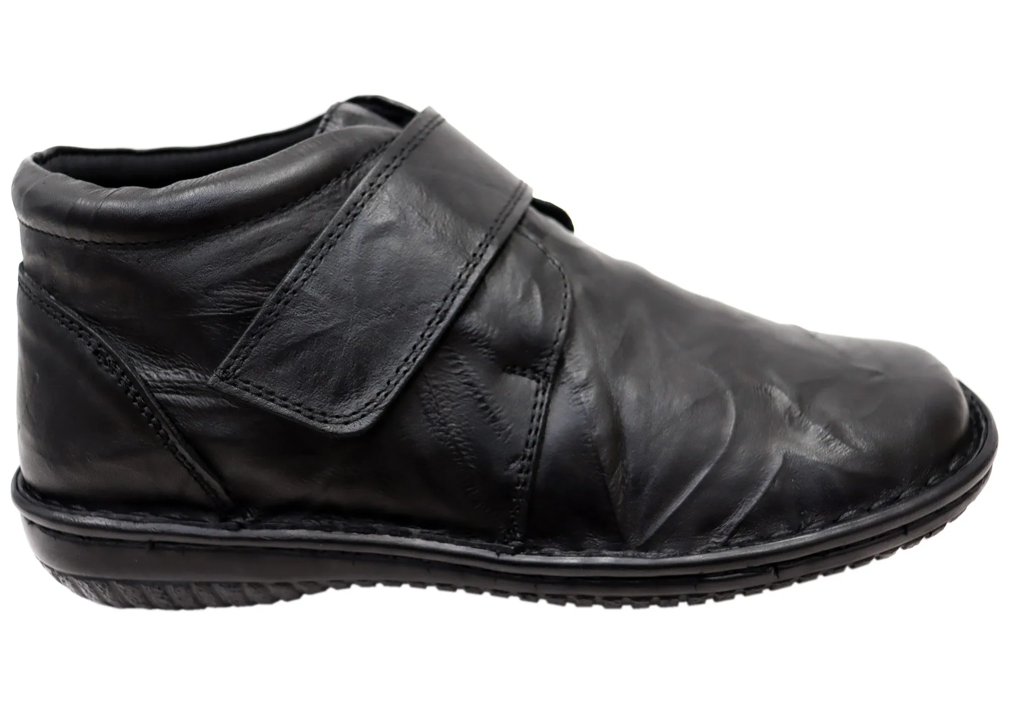 Cabello Comfort 5240-27 Damen Weite Passform Bequeme Lederstiefel Cabello Comfort Schuhe