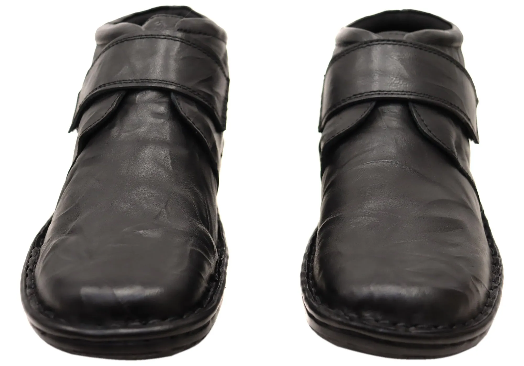 Cabello Comfort 5240-27 Damen Weite Passform Bequeme Lederstiefel Cabello Comfort Schuhe