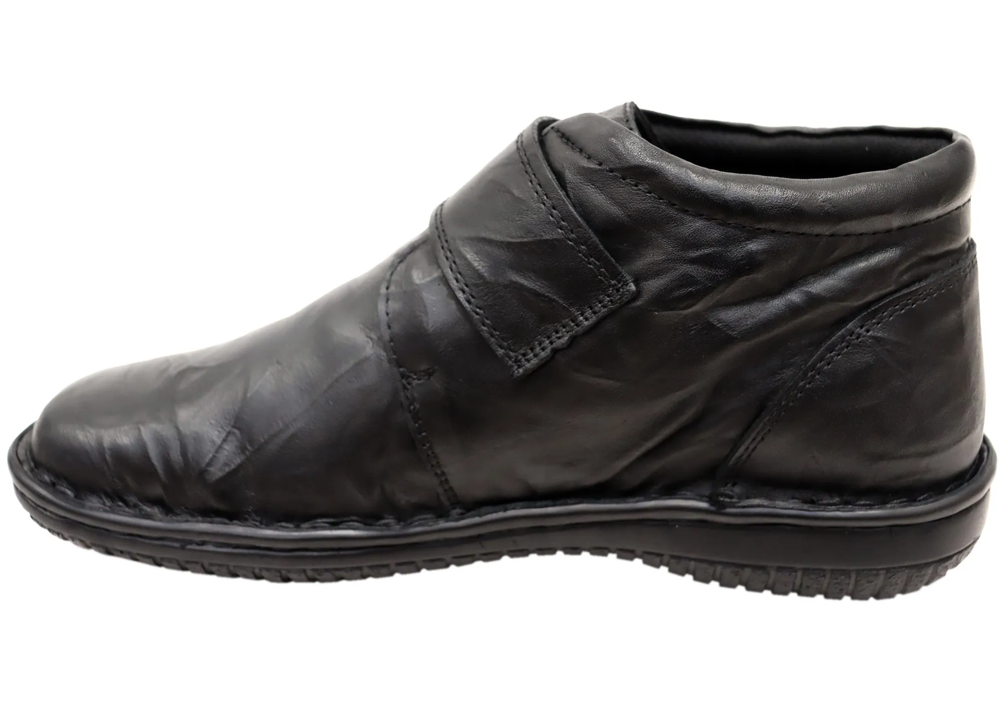 Cabello Comfort 5240-27 Damen Weite Passform Bequeme Lederstiefel Cabello Comfort Schuhe