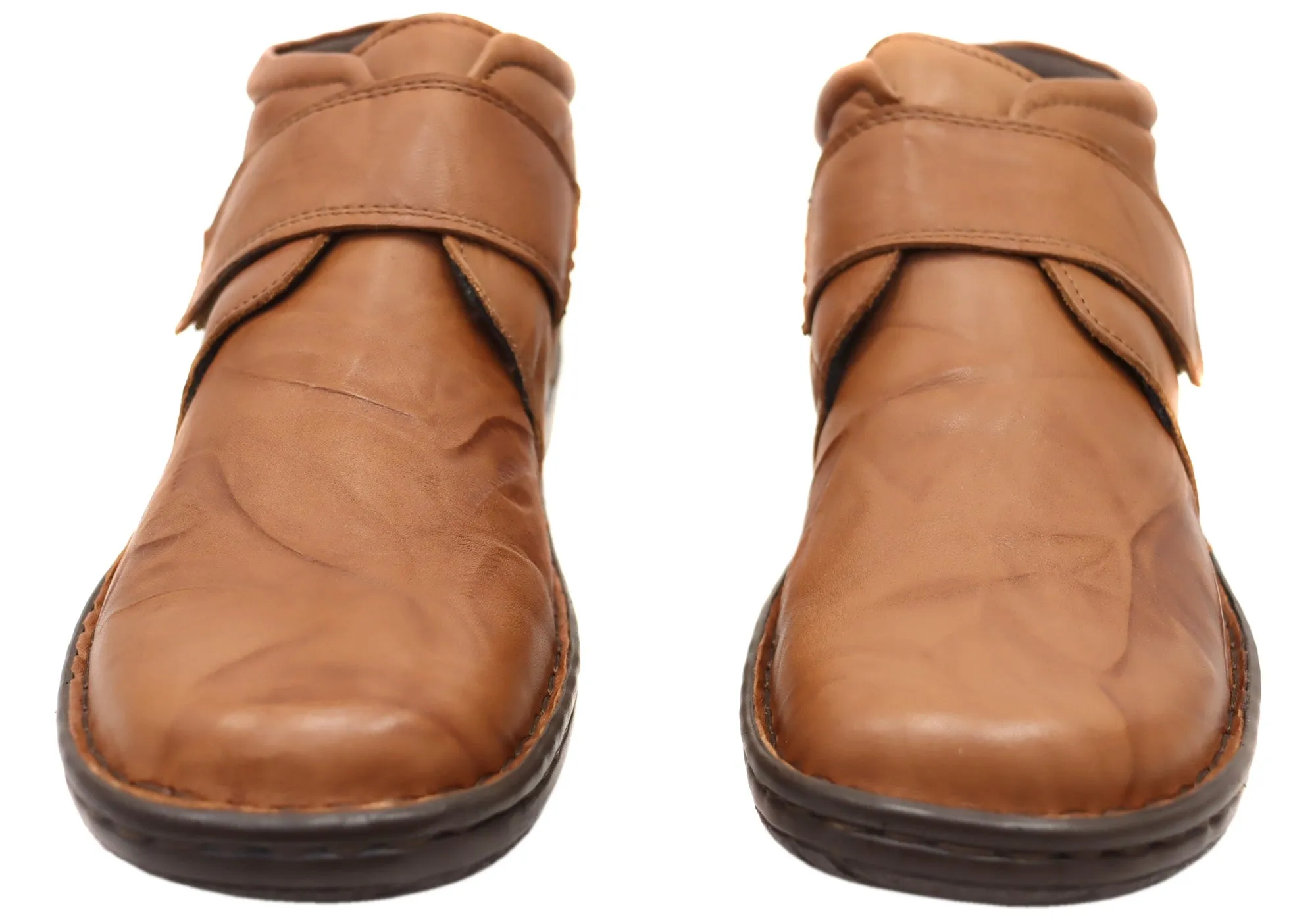 Cabello Comfort 5240-27 Damen Weite Passform Bequeme Lederstiefel Cabello Comfort Schuhe