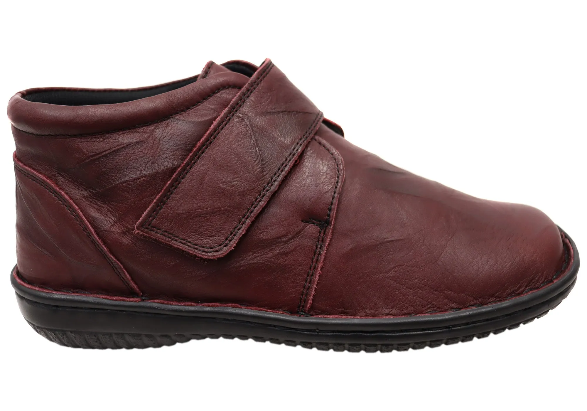 Cabello Comfort 5240-27 Damen Weite Passform Bequeme Lederstiefel Cabello Comfort Schuhe