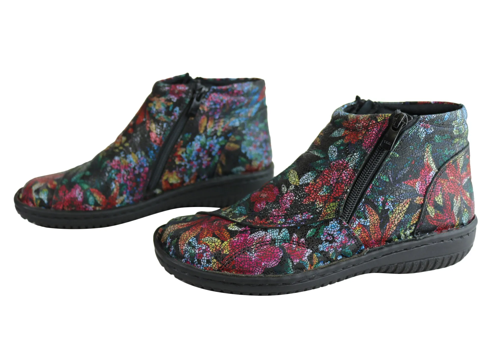 Cabello Comfort 5250-27 Damen Lederstiefel Hergestellt in der Türkei Cabello Comfort Schuhe