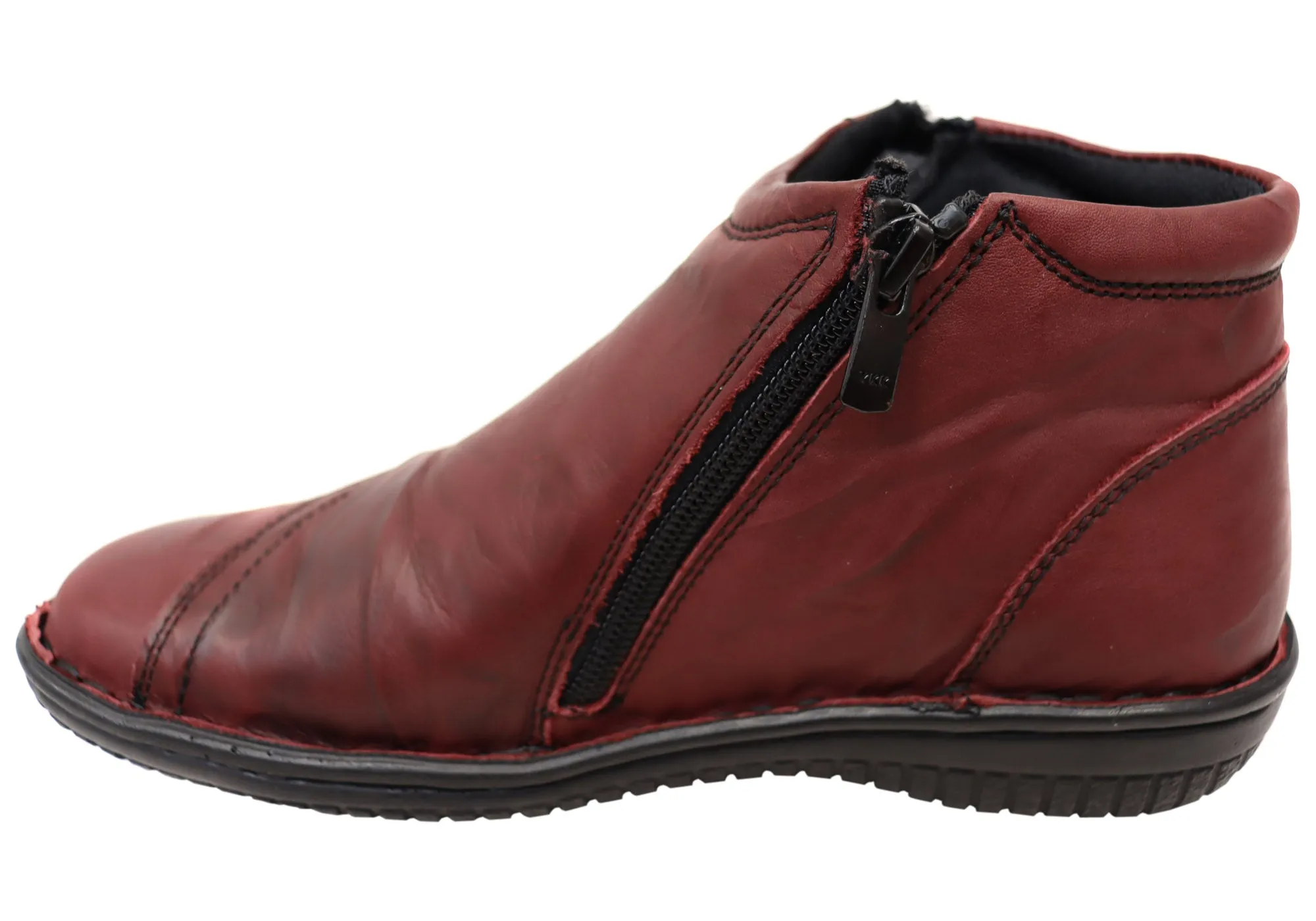 Cabello Comfort 5250-27 Damen Lederstiefel Hergestellt in der Türkei Cabello Comfort Schuhe