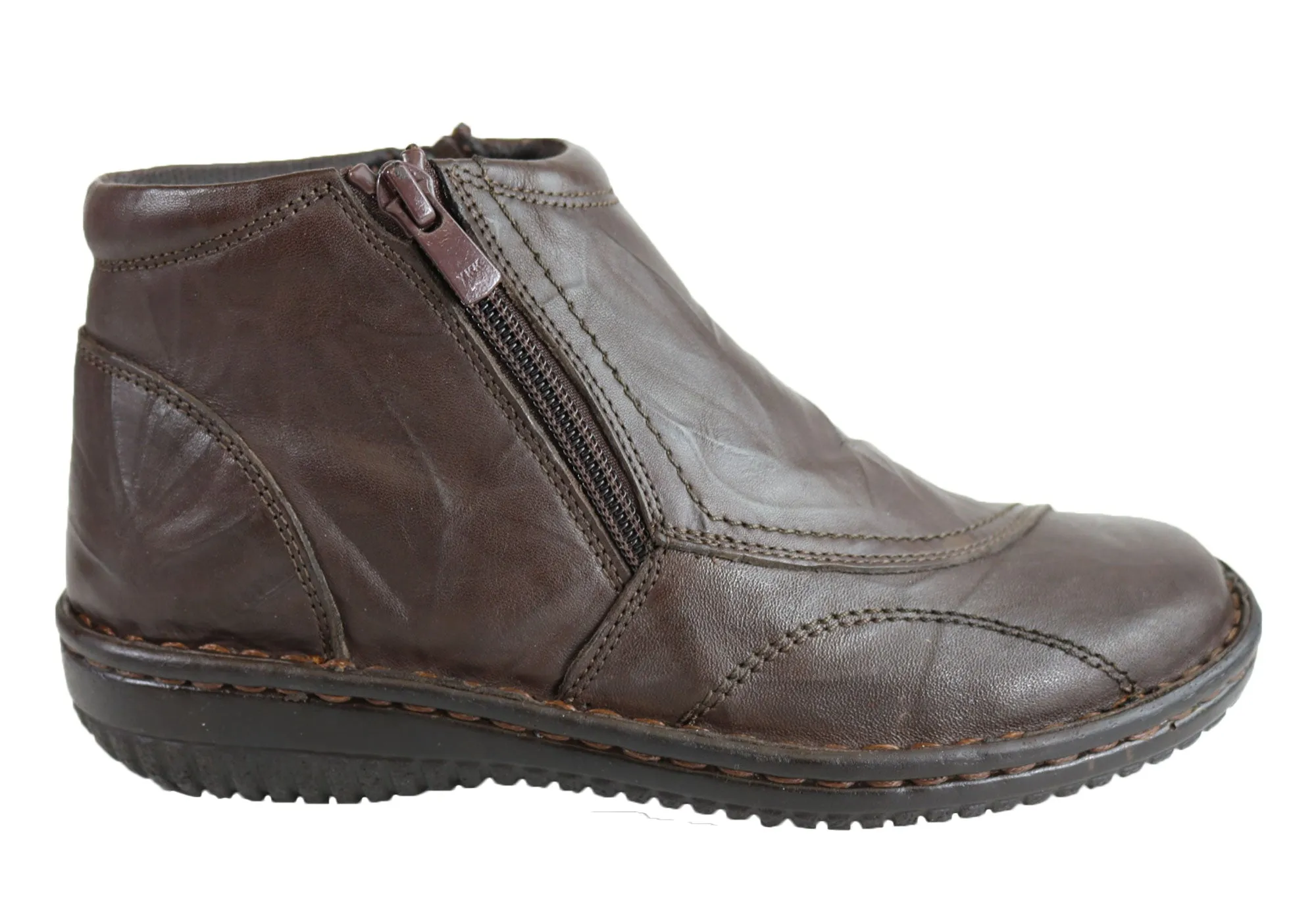 Cabello Comfort 5250-27 Damen Lederstiefel Hergestellt in der Türkei Cabello Comfort Schuhe