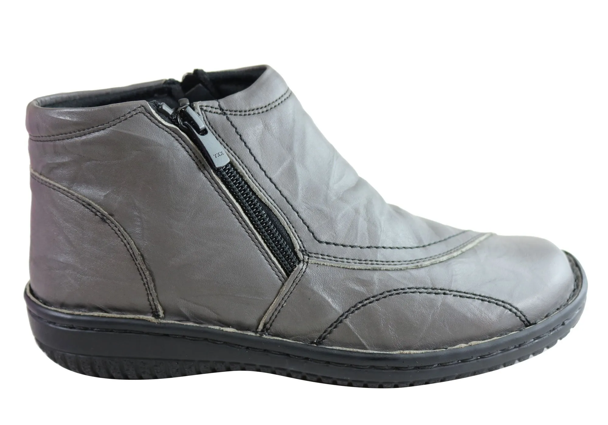 Cabello Comfort 5250-27 Damen Lederstiefel Hergestellt in der Türkei Cabello Comfort Schuhe