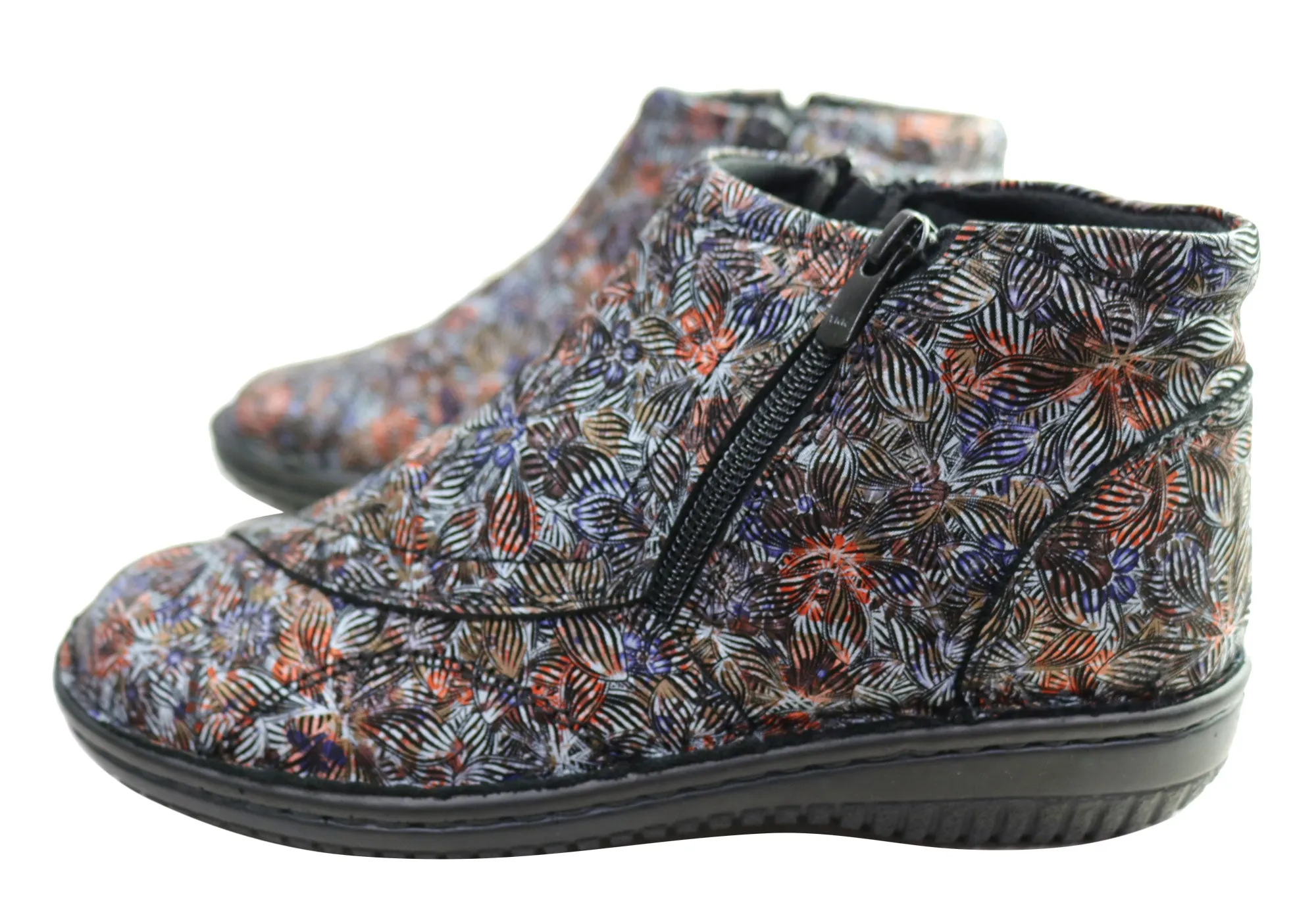Cabello Comfort 5250-27 Damen Lederstiefel Hergestellt in der Türkei Cabello Comfort Schuhe