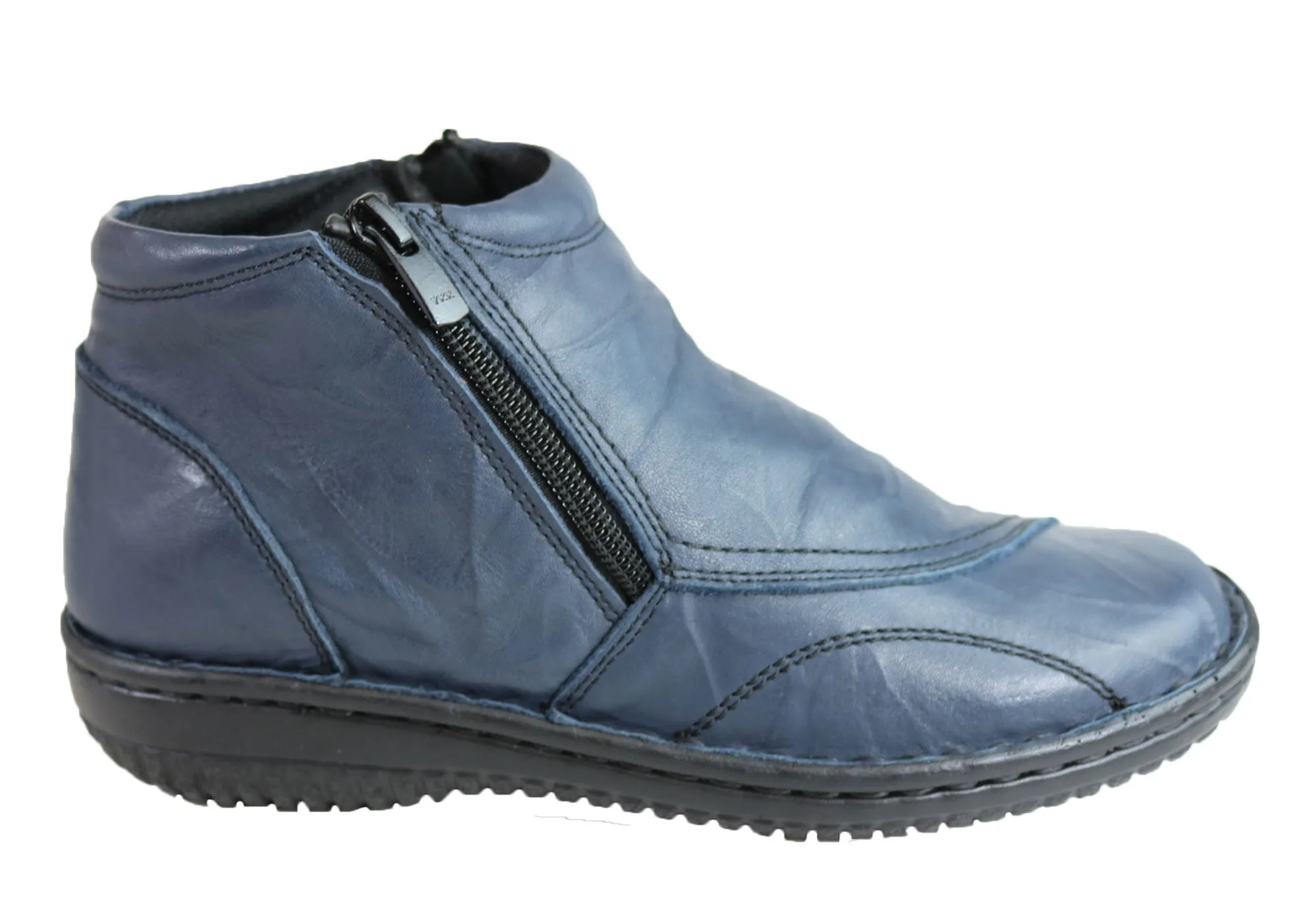 Cabello Comfort 5250-27 Damen Lederstiefel Hergestellt in der Türkei Cabello Comfort Schuhe