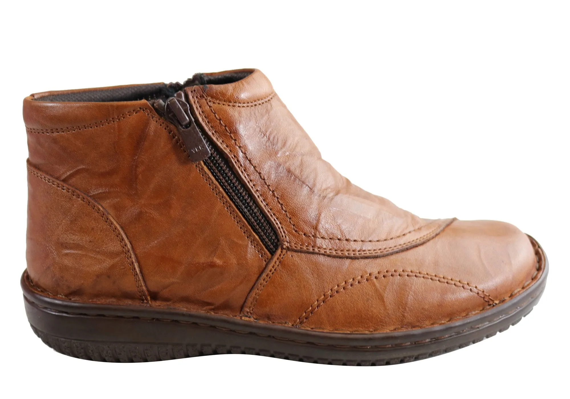 Cabello Comfort 5250-27 Damen Lederstiefel Hergestellt in der Türkei Cabello Comfort Schuhe