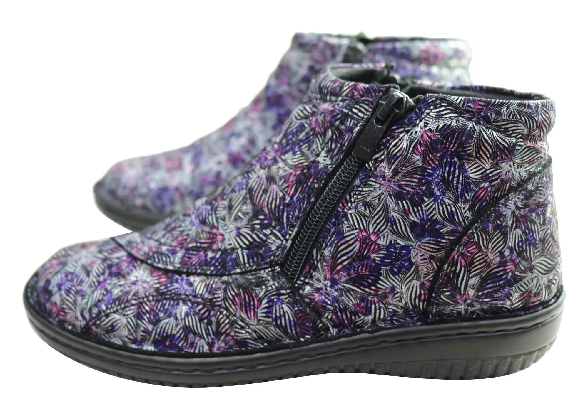 Cabello Comfort 5250-27 Damen Lederstiefel Hergestellt in der Türkei Cabello Comfort Schuhe