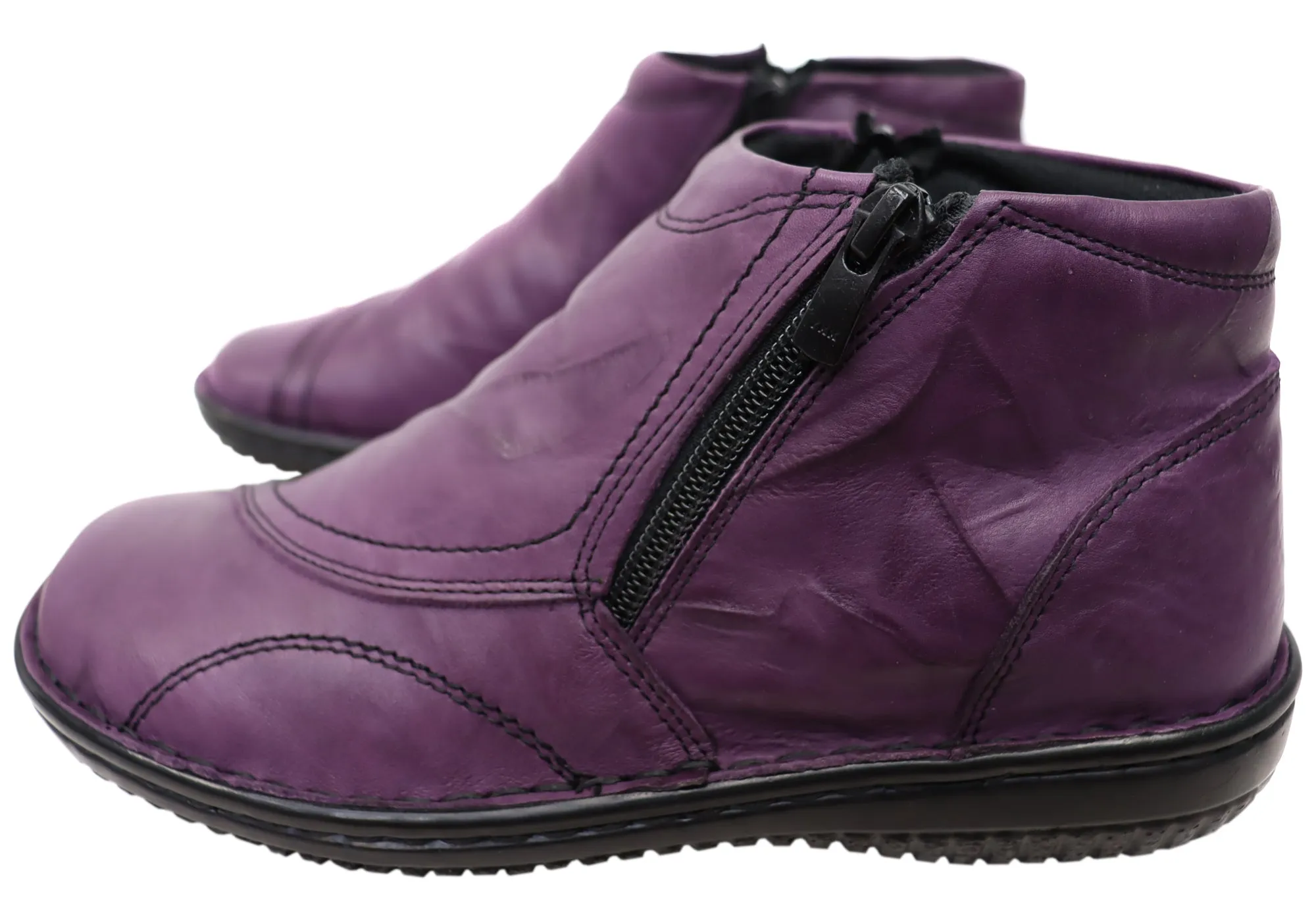 Cabello Comfort 5250-27 Damen Lederstiefel Hergestellt in der Türkei Cabello Comfort Schuhe