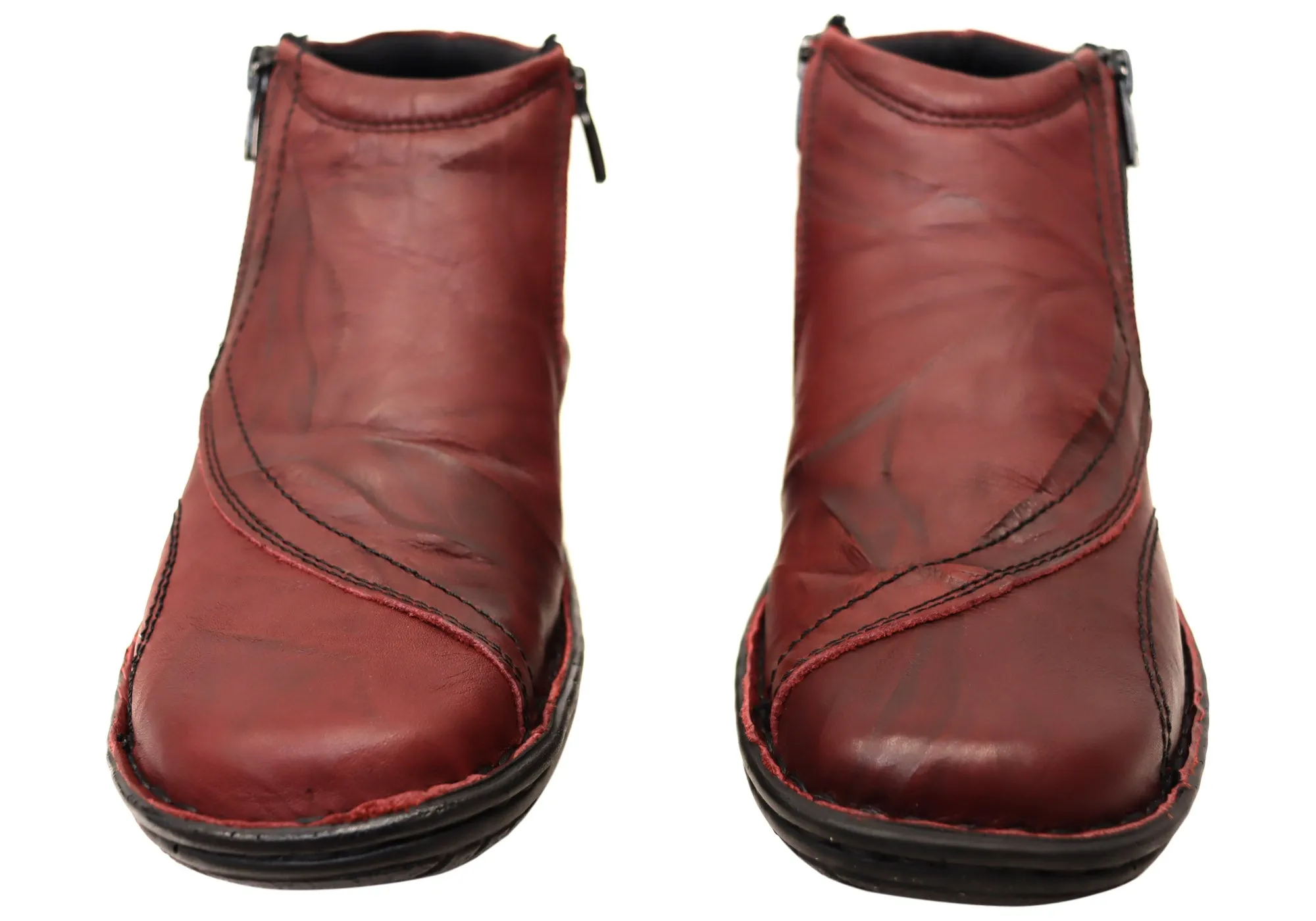 Cabello Comfort 5250-27 Damen Lederstiefel Hergestellt in der Türkei Cabello Comfort Schuhe
