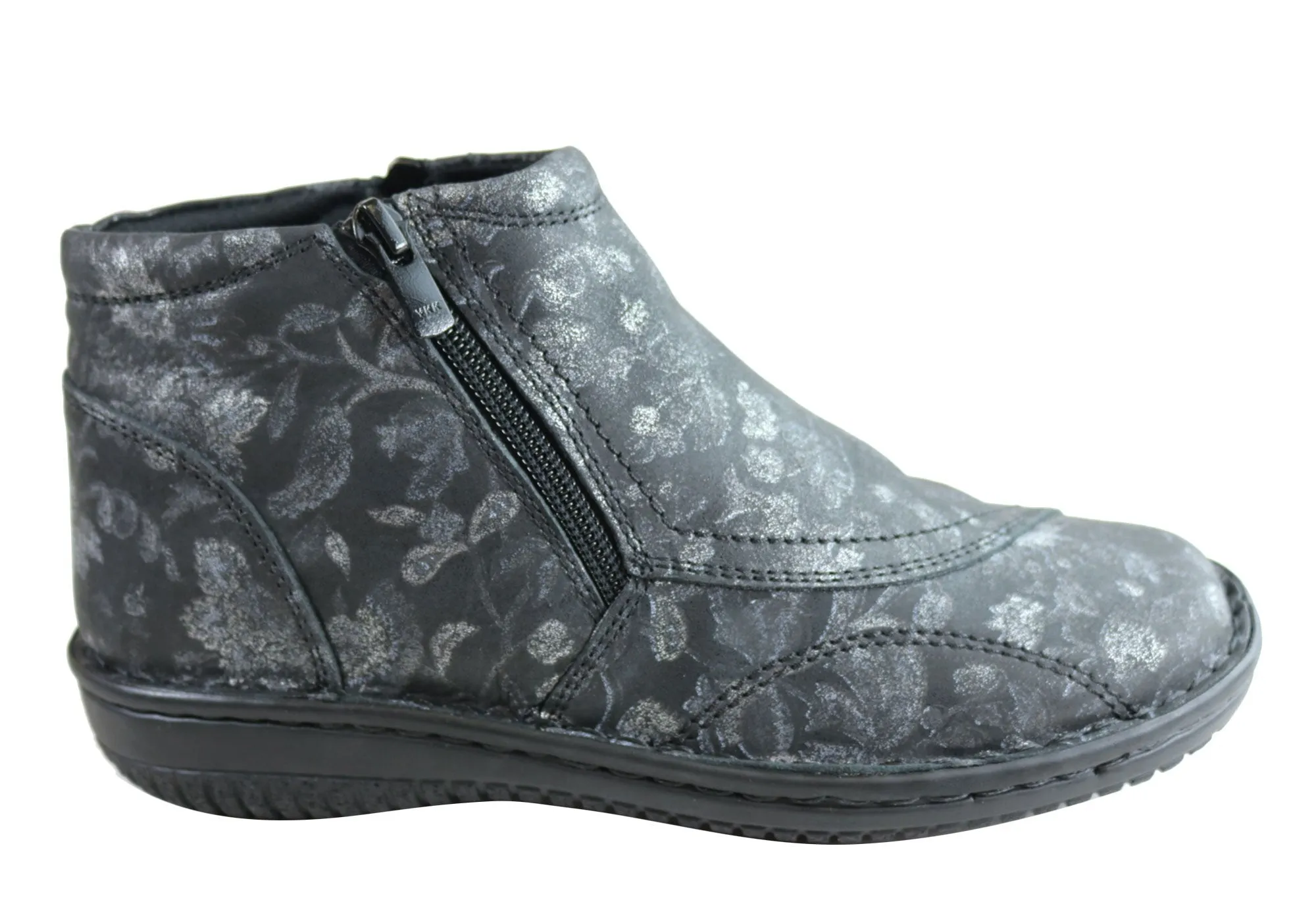 Cabello Comfort 5250-27 Damen Lederstiefel Hergestellt in der Türkei Cabello Comfort Schuhe
