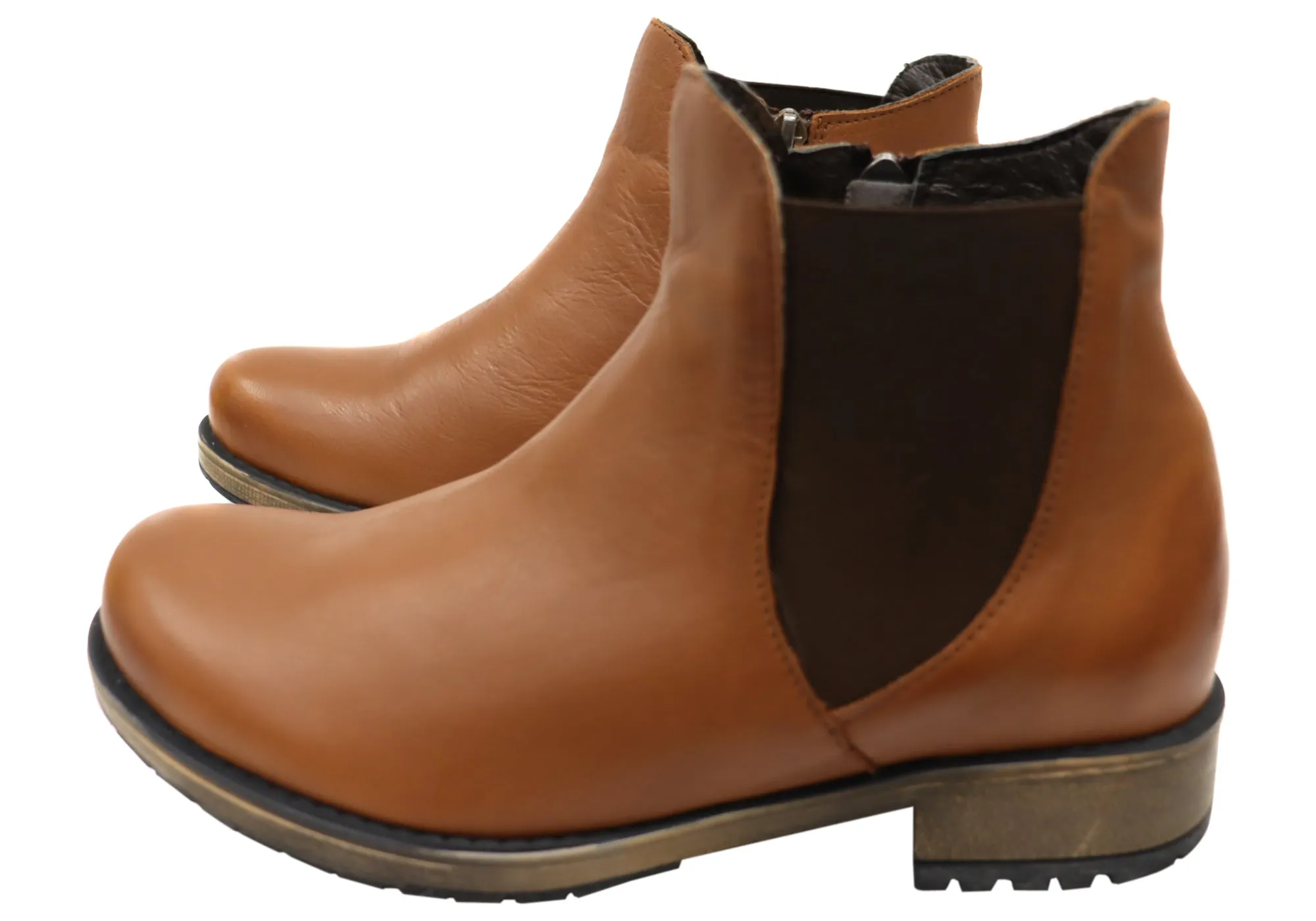 Cabello Comfort Hallie Damen Europäische Bequeme Leder Knöchelstiefel Cabello Comfort Schuhe