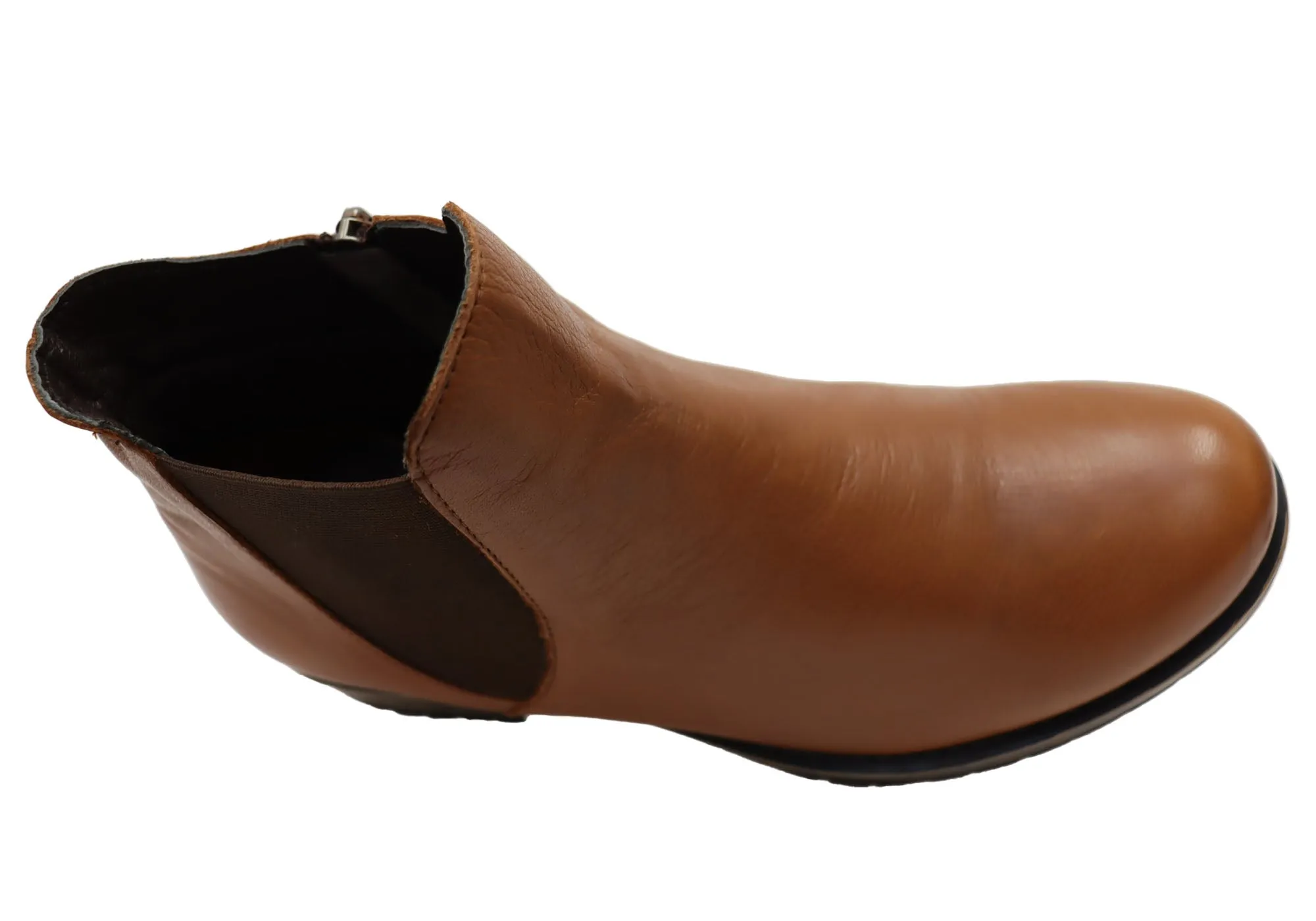 Cabello Comfort Hallie Damen Europäische Bequeme Leder Knöchelstiefel Cabello Comfort Schuhe