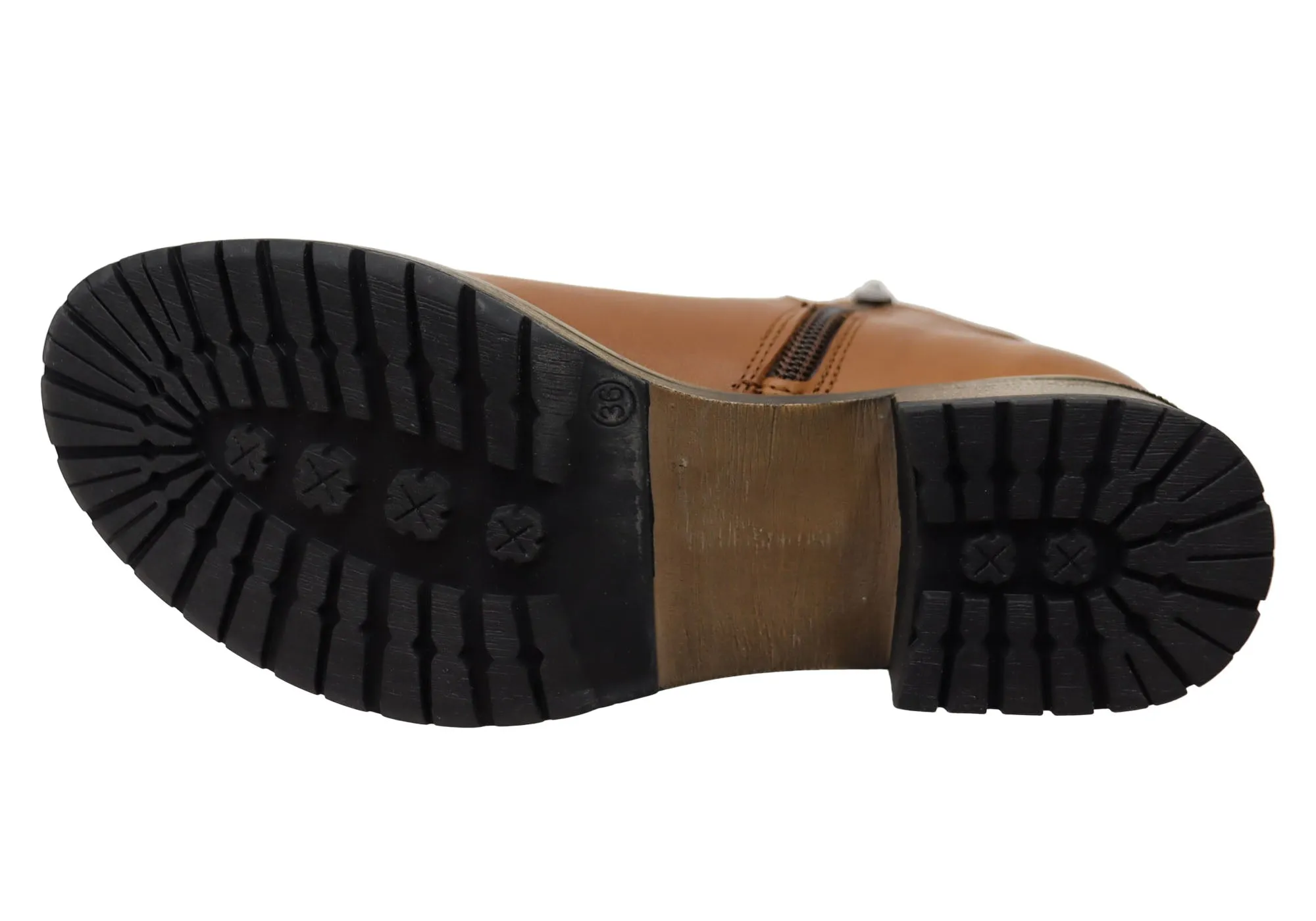 Cabello Comfort Hallie Damen Europäische Bequeme Leder Knöchelstiefel Cabello Comfort Schuhe