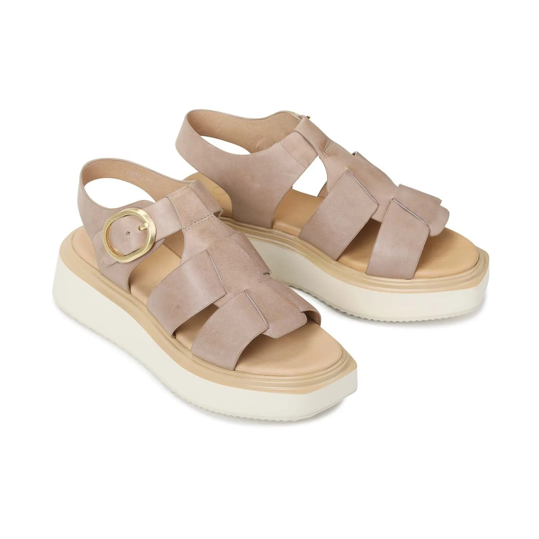 CARENA GLADIATOR LEDERSANDALEN