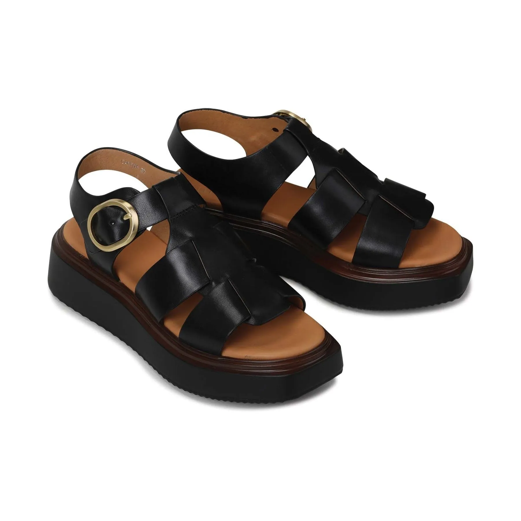 CARENA GLADIATOR LEDERSANDALEN