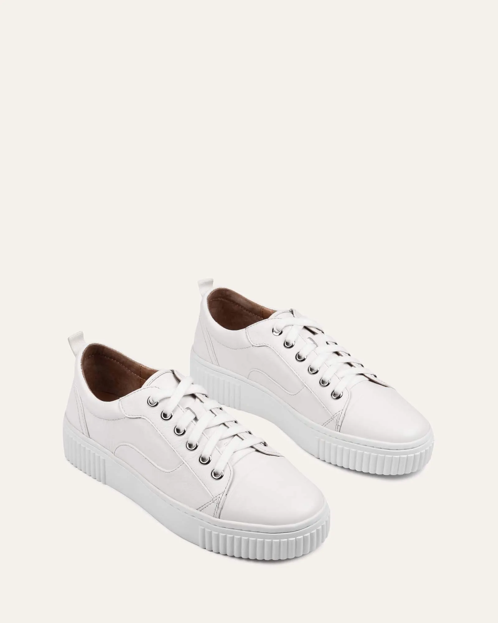 CLAREMONT SNEAKER WEISSES LEDER