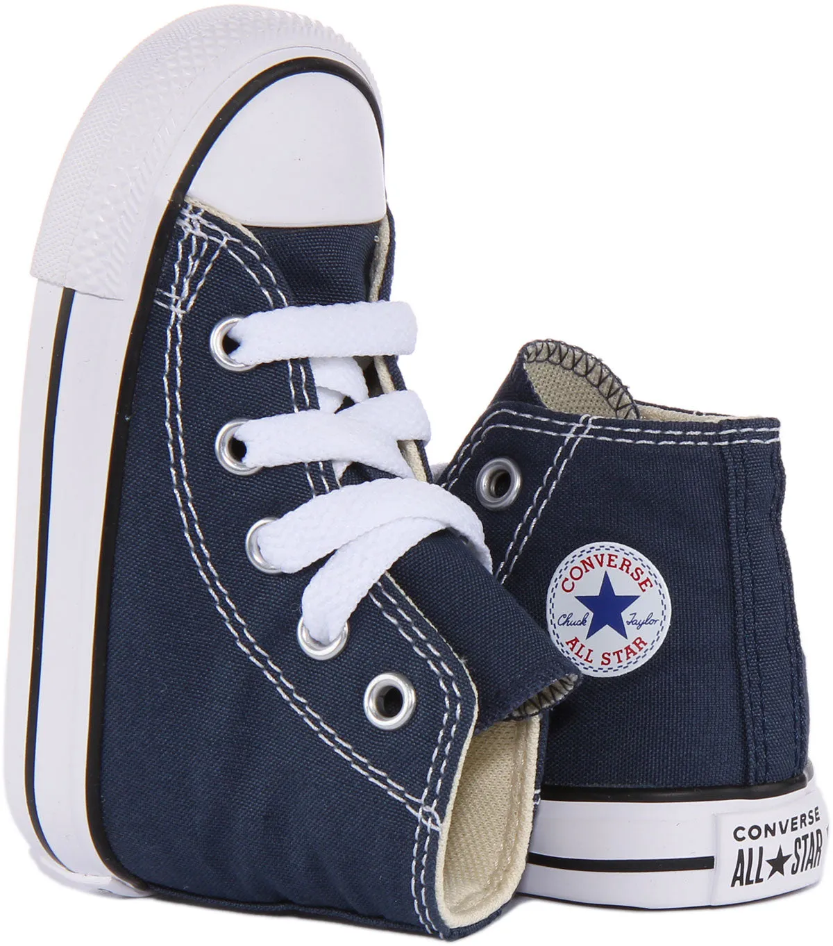 Converse All Star High in Marineblau für Babyschuhe Converse