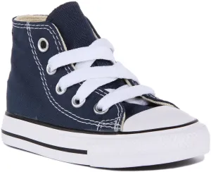 Converse All Star High in Marineblau für Babyschuhe Converse