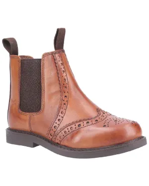 Cotswold Kinder Nympsfield Brogue Chelsea Stiefel zum Hineinschlüpfen Cotswold Schuhe