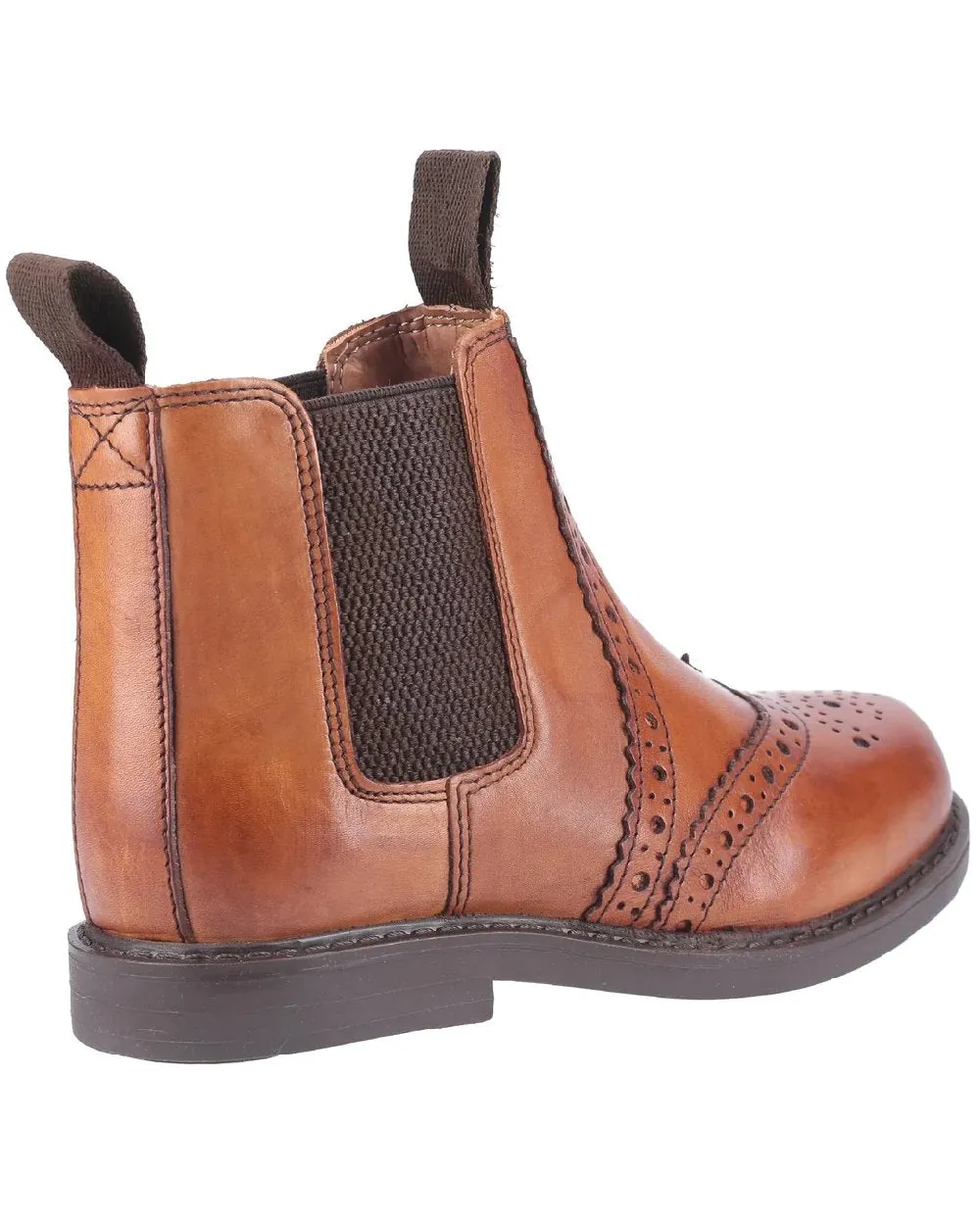 Cotswold Kinder Nympsfield Brogue Chelsea Stiefel zum Hineinschlüpfen Cotswold Schuhe