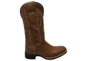 D Milton Caroline Damen Bequeme Leder Western Cowboy Stiefel D Milton Schuhe