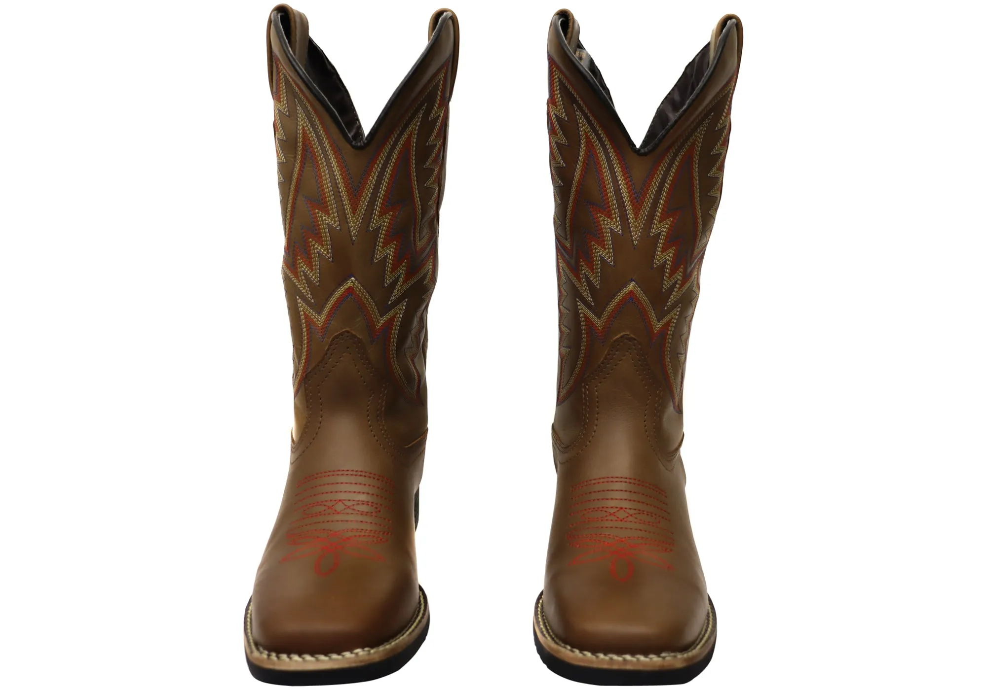 D Milton Caroline Damen Bequeme Leder Western Cowboy Stiefel D Milton Schuhe