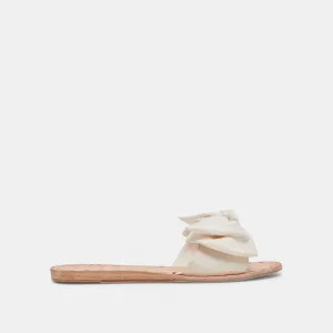 DARSEY SANDALETTEN WEIßER SATIN